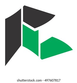rc letter vector logo