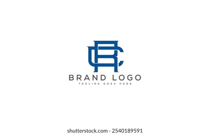 RC logo design vector template design for brand