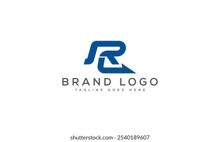 RC logo design vector template design for brand