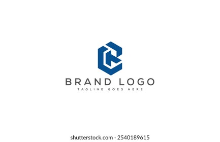 RC logo design vector template design for brand