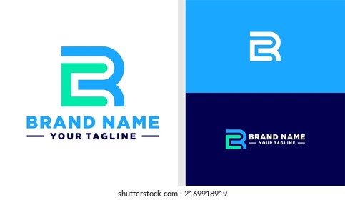 RC LOGO MONOGRAM LINE SIMPLE EDITABLE