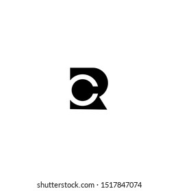 RC R C Logo Letter Design Vector