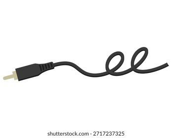 Clip-art do cabo do conector RCA
