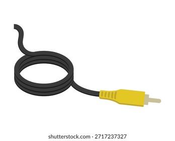 Arte del Clip del cable del conector de RCA