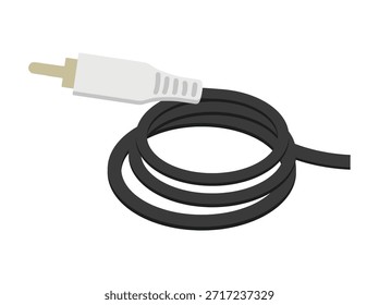 Clip-art do cabo do conector RCA