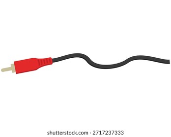 Clip-art do cabo do conector RCA