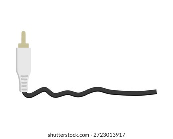 Arte del Clip del cable del conector de RCA