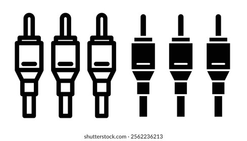 RCA Icons pack in outlined and flat versions