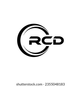 RCD Logo Design, Inspiration for a Unique Identity. Modern Elegance and Creative Design. Watermark Your Success with the Striking this Logo.