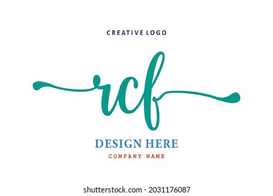 RCF lettering logo is simple, easy to understand and authoritative