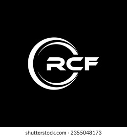 RCF Logo Design, Inspiration for a Unique Identity. Modern Elegance and Creative Design. Watermark Your Success with the Striking this Logo.
