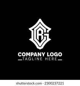 RCG letter logo design on black background. RCD creative initials letter logo design.