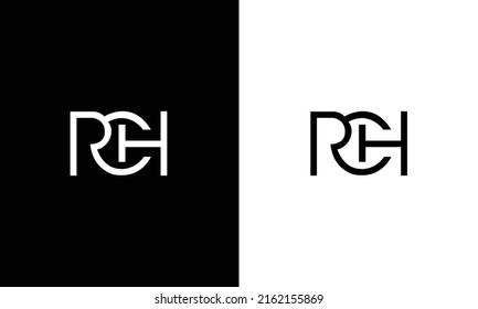 Rch Letter Initial Logo Design Stock Vector (Royalty Free) 2162155869 ...