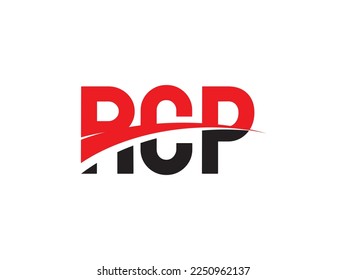 RCP Letter Initial Logo Design Vector Illustration