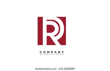 RD Alphabet letters Initials Monogram logo DR, R and D