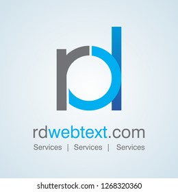 RD Company Logo Design Template 