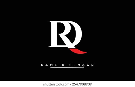 RD, DR Abstrakte Buchstaben Logo-Monogramm