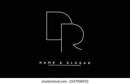 RD, DR Abstract Letters Logo Monogram