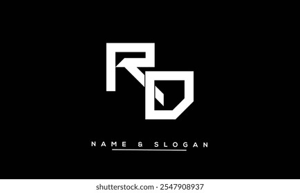 RD, DR Abstract Letters Logo Monogram