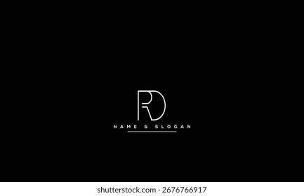 RD, DR Abstract Letters Logo Monogram