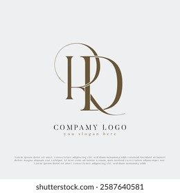 RD, DR Alphabet Letters Logo Monogram