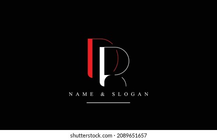 RD, DR, ,R, D abstract letters logo monogram