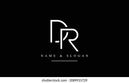 RD, DR, R, D abstract letters logo monogram