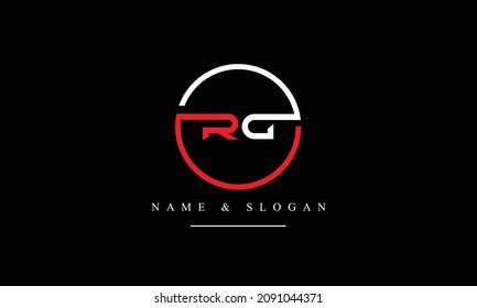 RD, DR, R, D abstract letters logo monogram
