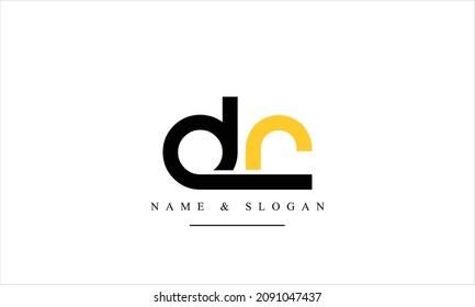 RD, DR, R, D abstract letters logo monogram