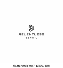 RD Initial Letter Logo Design Inspiration
