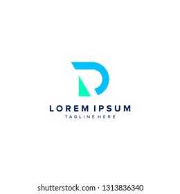 RD  letter RD  initial logo vector icon