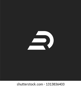 RD  letter RD  initial logo vector icon