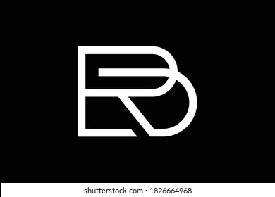RD letter logo design on luxury background. DR monogram initials letter logo concept. RD icon design. DR elegant and Professional white color letter icon design on black background. R D DR RD