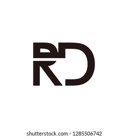 rd letter vector logo