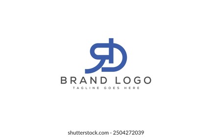 Diseño de Plantilla de Vector de diseño de logotipo RD para marca