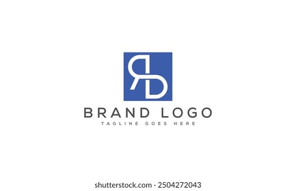 Diseño de Plantilla de Vector de diseño de logotipo RD para marca