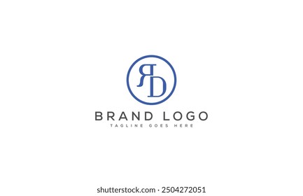 RD logo design vector template design for brand