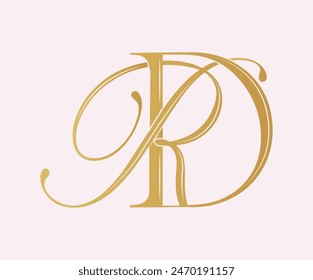 RD , logo RD ,Letter  RD ,monogram RD,  Wedding Monogram Initials, Wedding Logo, Wedding Monogram, Logo Design, calligraphy,letters, alphabet