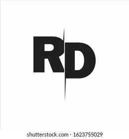RD Logo Letters white background