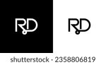 RD Logo, RD Monogram Logo, Initial RD Logo, Letter RD Logo, Icon, Vector