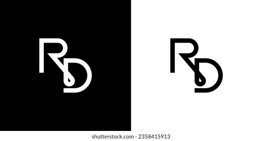 RD Logo, RD Monogram, Initial RD Logo, Letter RD Symbol Logo, Icon, Vector