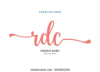 RDC lettering logo is simple, easy to understand and authoritative