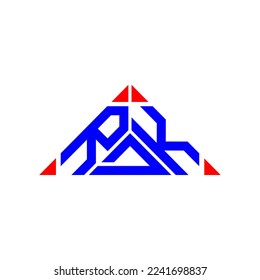 RDK letter logo creative design with vector graphic, RDK simple and modern logo.