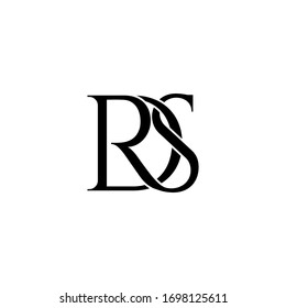 Rds Letter Original Monogram Logo Design Stock Vector (Royalty Free ...