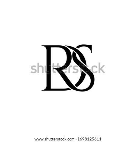 rds letter original monogram logo design