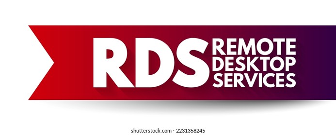 RDS - Remote Desktop Services-Akronym, Technologiekonzeptionshintergrund