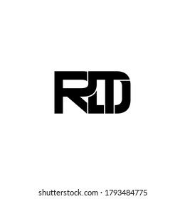 rdt letter original monogram logo design
