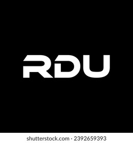 RDU Letter Logo Design, Inspiration for a Unique Identity. Modern Elegance and Creative Design. Watermark Your Success with the Striking this Logo.