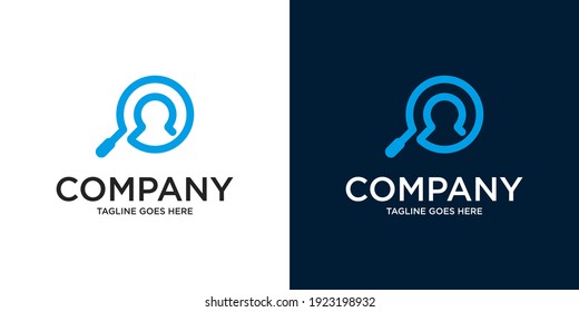 Reach The Best For Job Seekers Logo Premium Vector