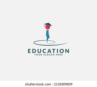 Reach the Best for University , College . Graduate . Campus logo design inspiration